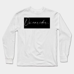 Oxenrider Name, Oxenrider Birthday Long Sleeve T-Shirt